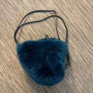Free People Faux Fur Purse